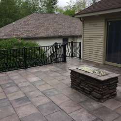 dektek tile oak concrete luxury decking tile