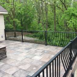 dektek tile oak concrete luxury decking tile