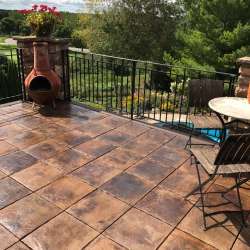 Cocoa Mélange concrete deck tiles