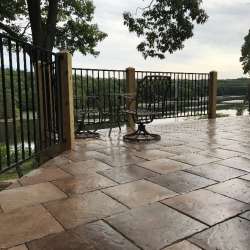 dektektile mocha concrete luxury decking 