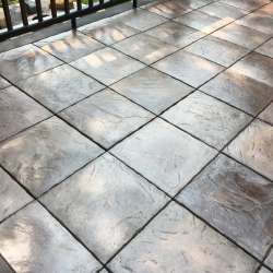 dektek tile oak concrete luxury decking tile