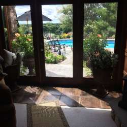 Cocoa Mélange concrete deck tile flooring