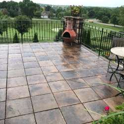 Cocoa Mélange concrete deck tile