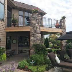 Cocoa Mélange concrete decking