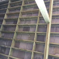 Oak Tile Deck Install using DekTek Tile Sister Joist Installation for the Concrete Deck Tiles