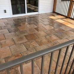 dektektile mocha concrete luxury decking 