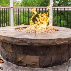 dektek tile oak concrete luxury decking tile