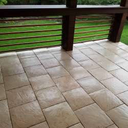 Seashell Album - DekTek Tile's concrete outdoor deck tiles