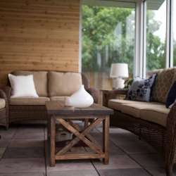 dektek tile oak concrete luxury decking tile