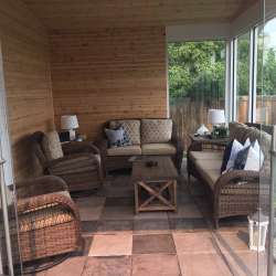 dektek tile oak concrete luxury decking tile