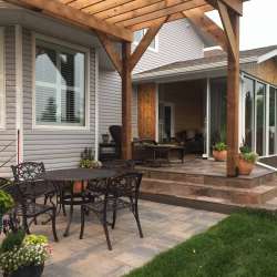 dektek tile oak concrete luxury decking tile