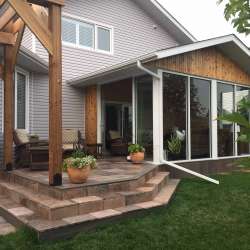 dektek tile oak concrete luxury decking tile