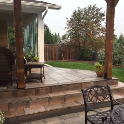 dektek tile oak concrete luxury decking tile