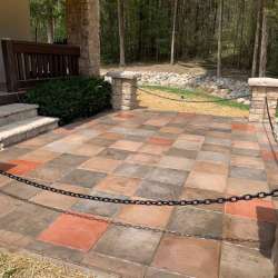 DekTek Tile Custom Color Deck Tiles - Mocha mixed with Adobe