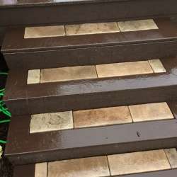 DekTek Stairs with Composite Border