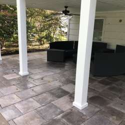 dektek tile oak concrete luxury decking tile