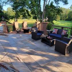 dektek tile oak concrete luxury decking tile