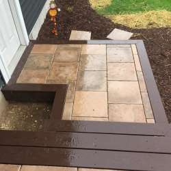 dektektile mocha concrete luxury decking 