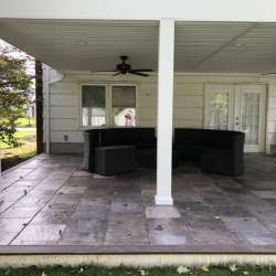 dektek tile oak concrete luxury decking tile