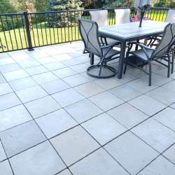 Pearl Gray DekTek Tile Concrete Deck Tiles 