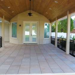 dektek tile seashell concrete luxury decking