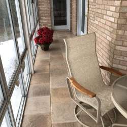 dektek tile seashell concrete luxury decking