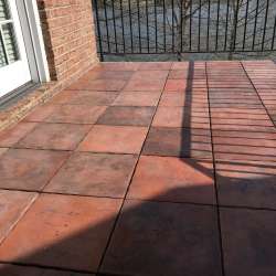 dektek tile adobe concrete decking