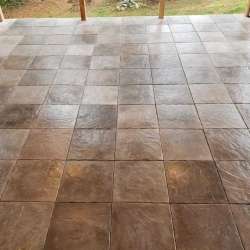 DekTek Tile's Oak Concrete Tile Decking