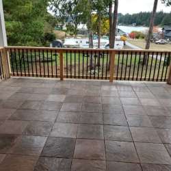 DekTek Tile's Oak Concrete Tile Decking