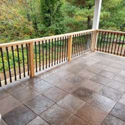 DekTek Tile's Oak Concrete Tile Decking