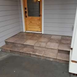 DekTek Tile's Oak Concrete Tile Decking
