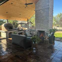 Cocoa Mélange luxury concrete patio deck tiles