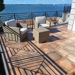 DekTek Tile's Mocha Concrete Tile Decking
