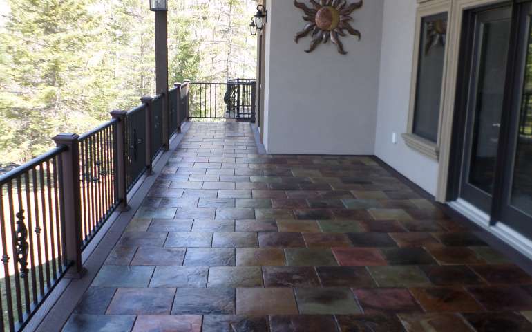 Tuscan Medley Samples - Beautiful Concrete Decking
